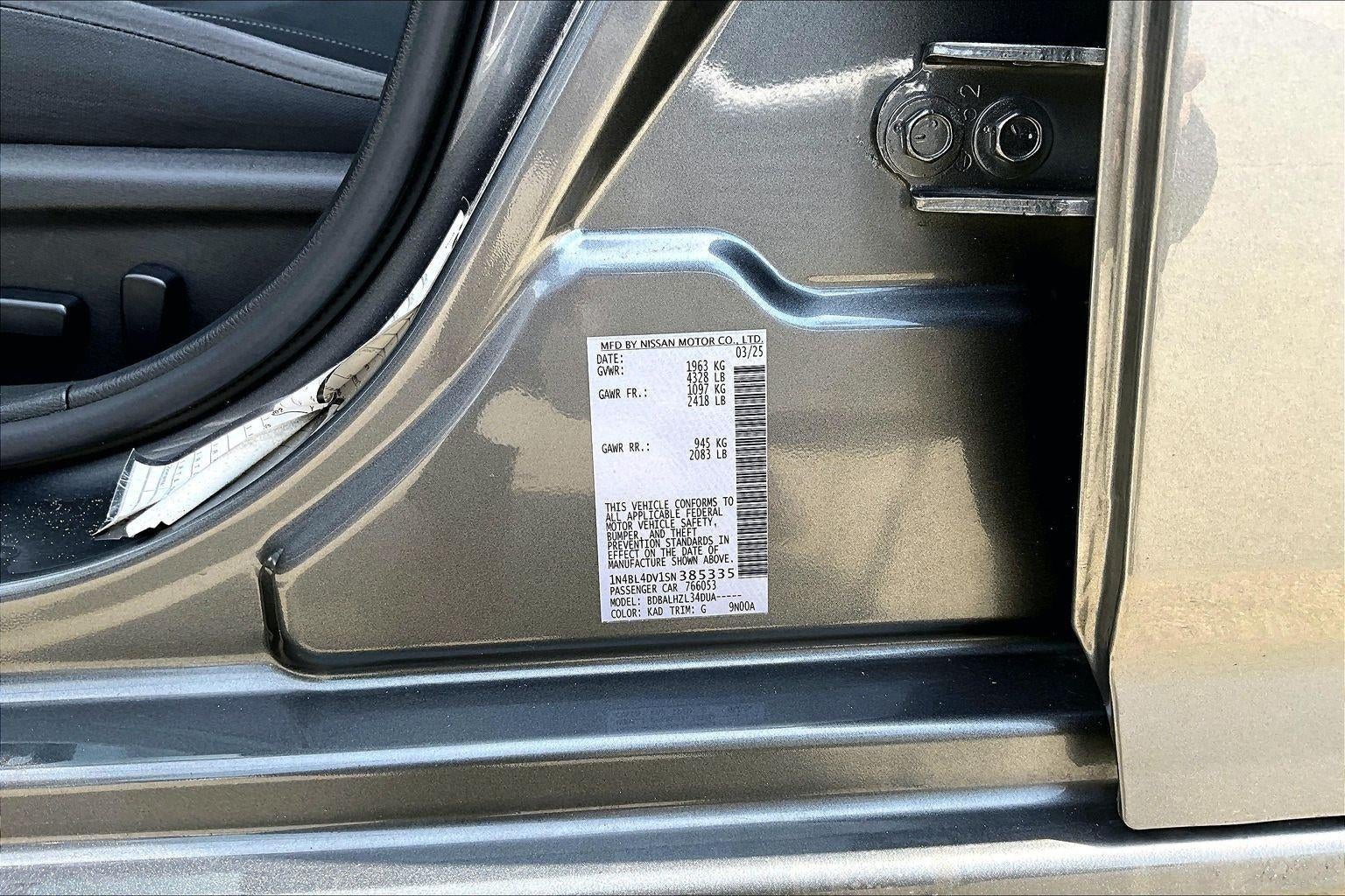 2025 Nissan Altima SV