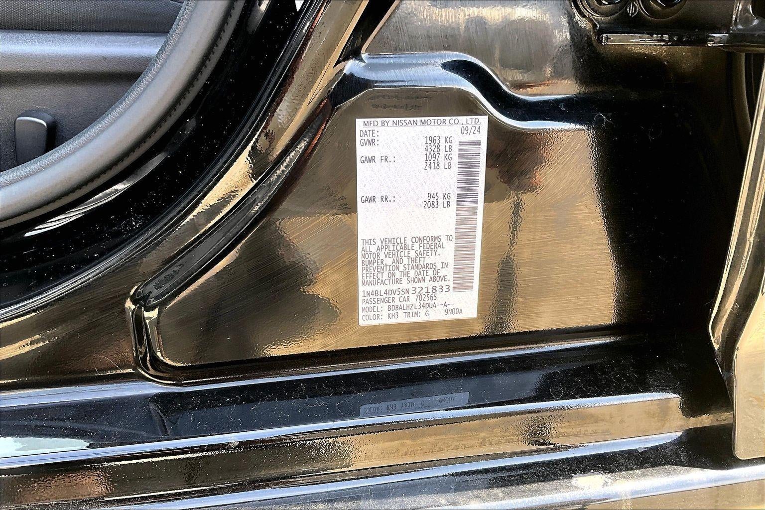 2025 Nissan Altima SV