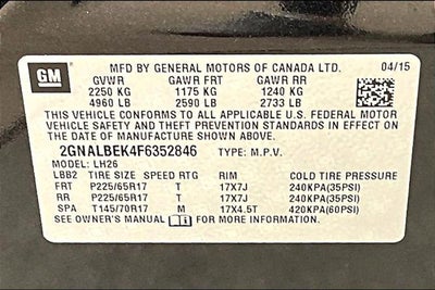 2015 Chevrolet Equinox LT