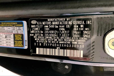 2017 Kia Sorento LX