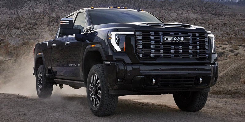 New GMC Sierra HD heavy-duty pickup truck