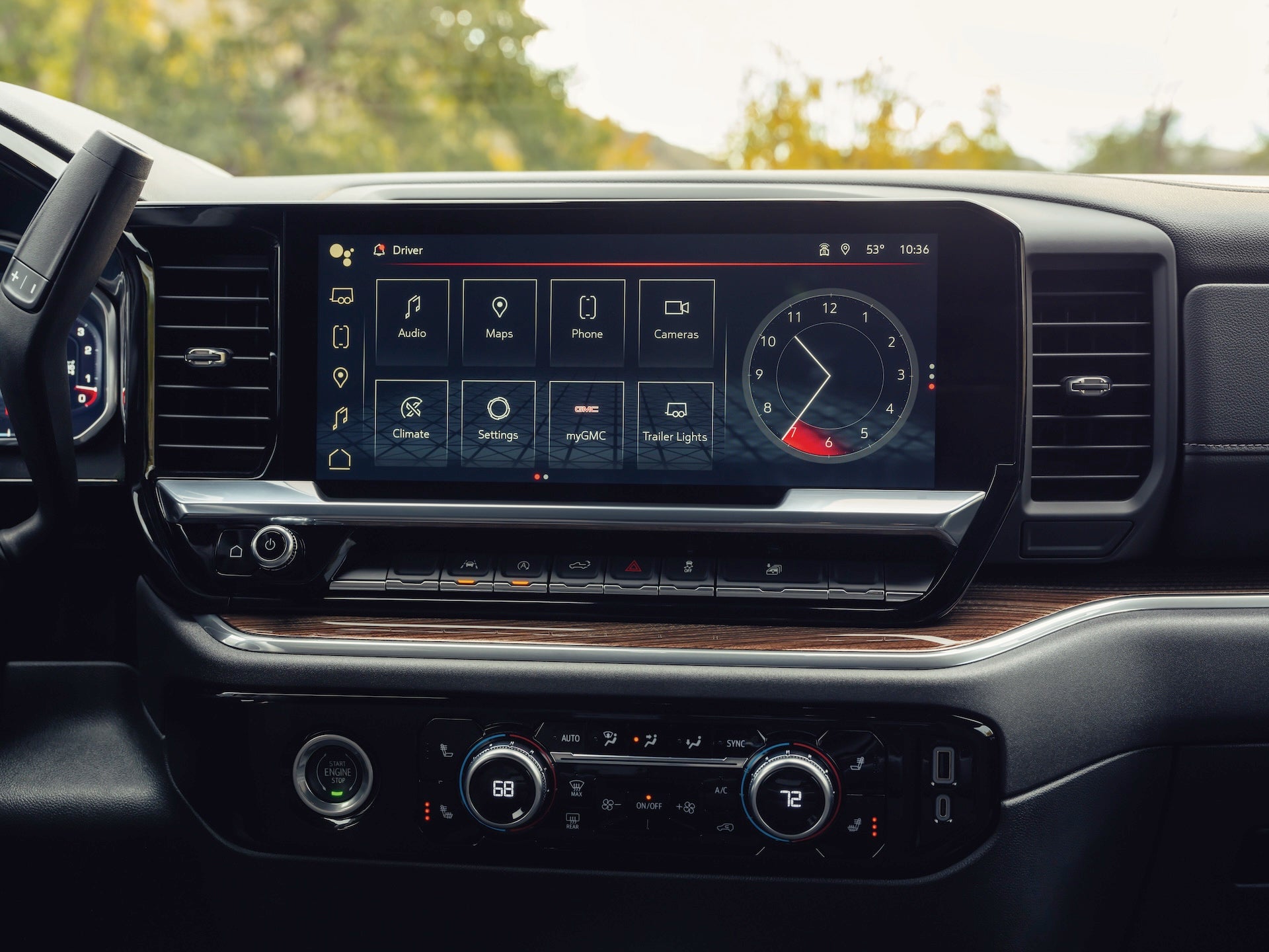 2026 GMC Sierra 1500 Elevation interior screen