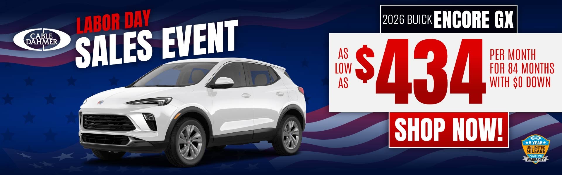 2026 Buick Encore GX as low as $434 a month