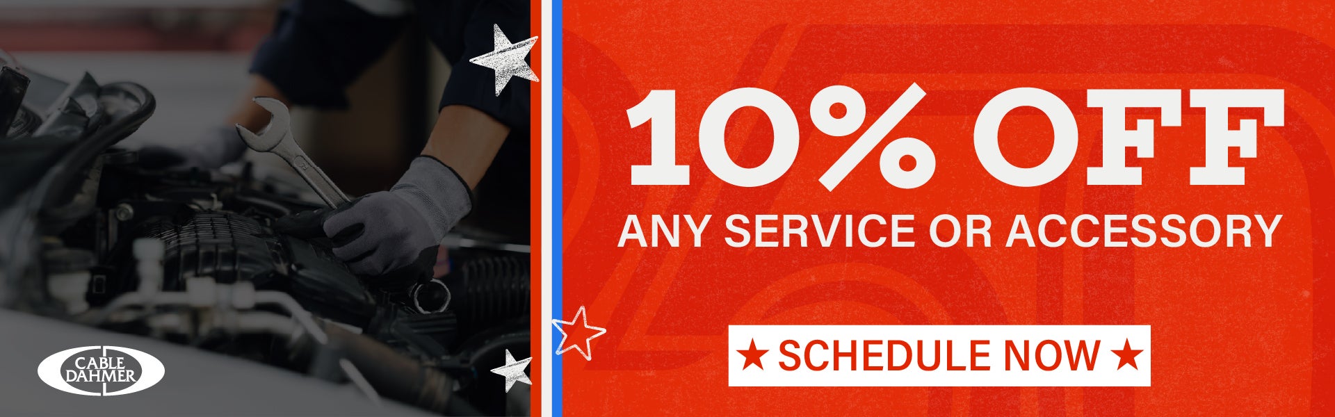 10% OFF ANY Service or Accessory