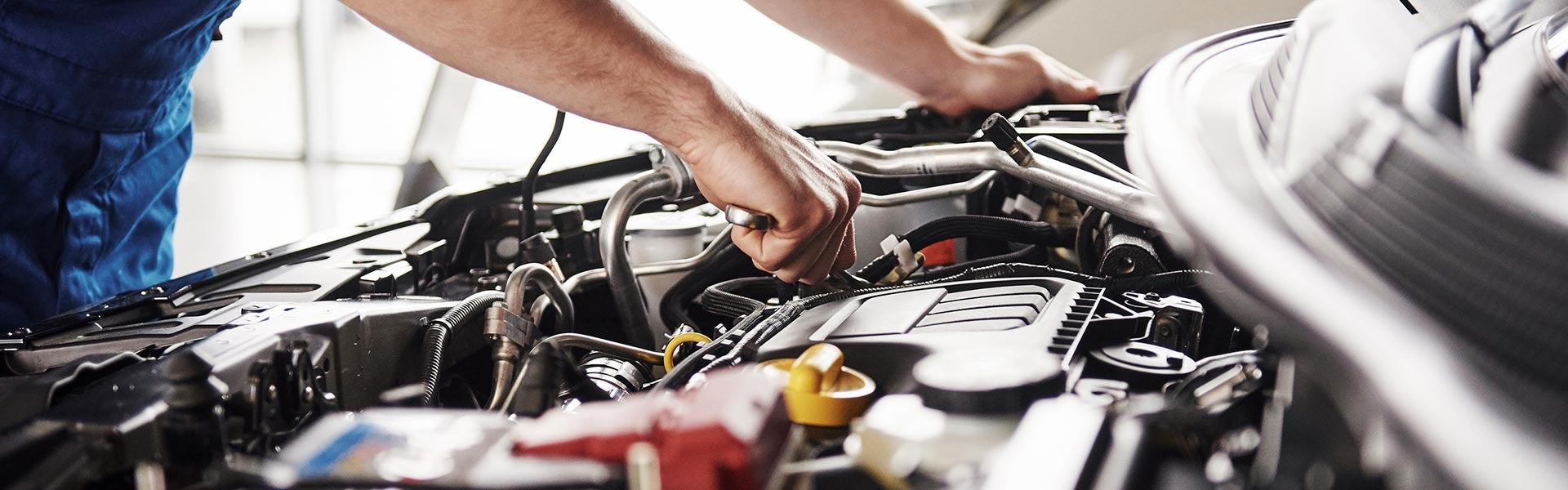 Cable Dahmer Buick GMC of Kansas City service working on car